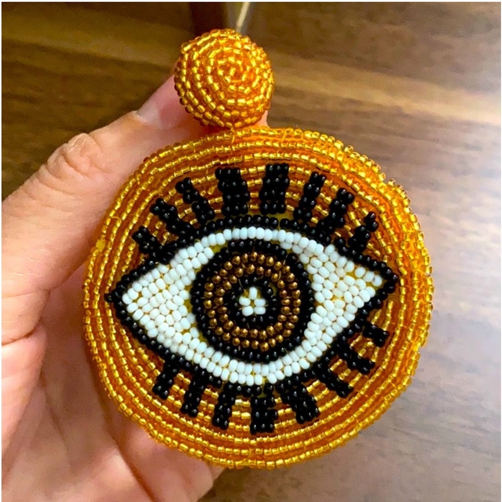 NEW! Bohemian ‘EYE’ Beaded earrings